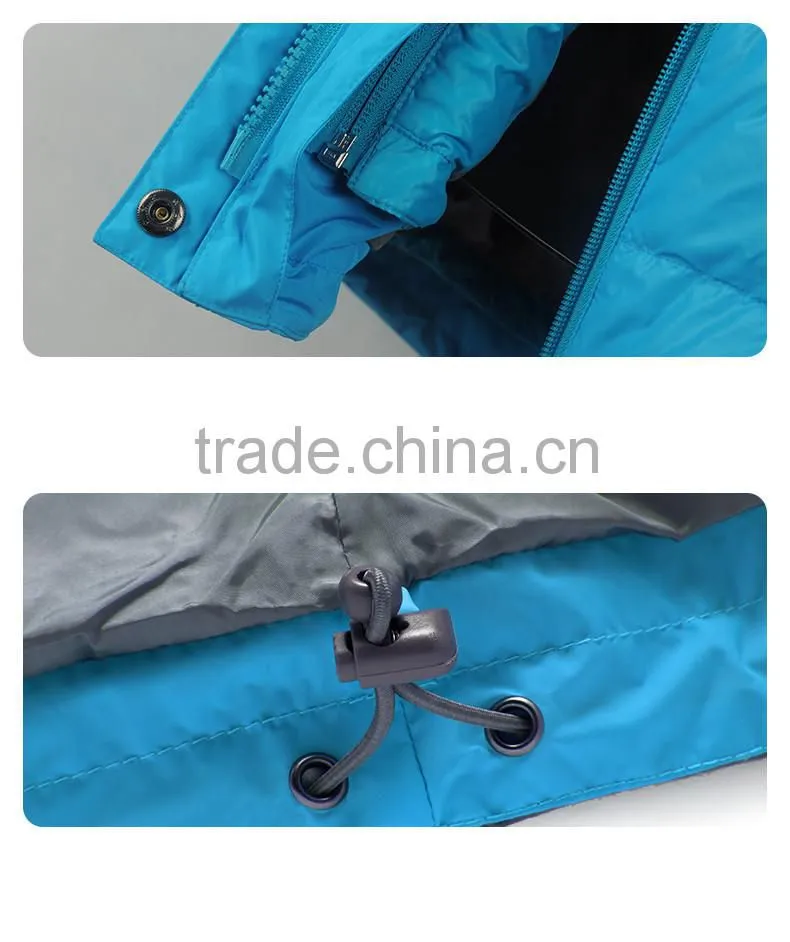 3 in 1 blue duck down liner ski jacket mens