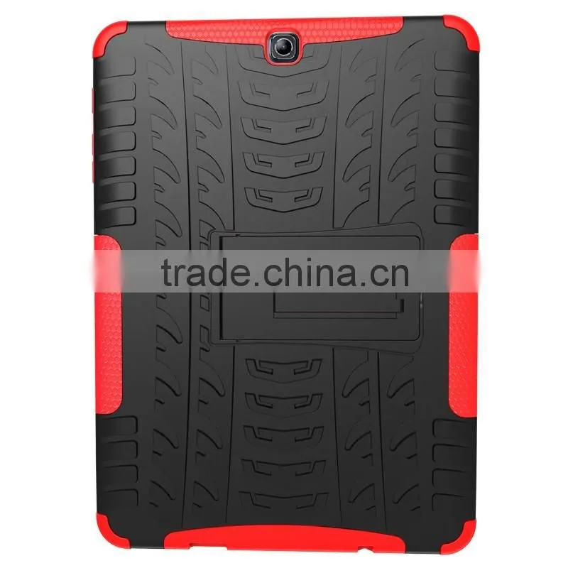 Hybrid PC TPU case for Galaxy Tab S2 9.7 SM-T810 T815 9.7 Inch Tablet Case cover