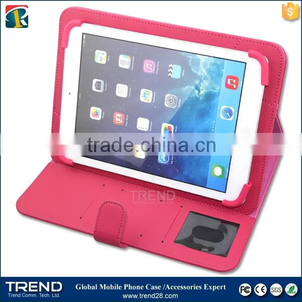 magnetic protective wallet tablet universal 8 inch stand case