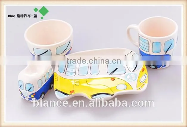ceramic London bus dinner set for UK 2015new arrival