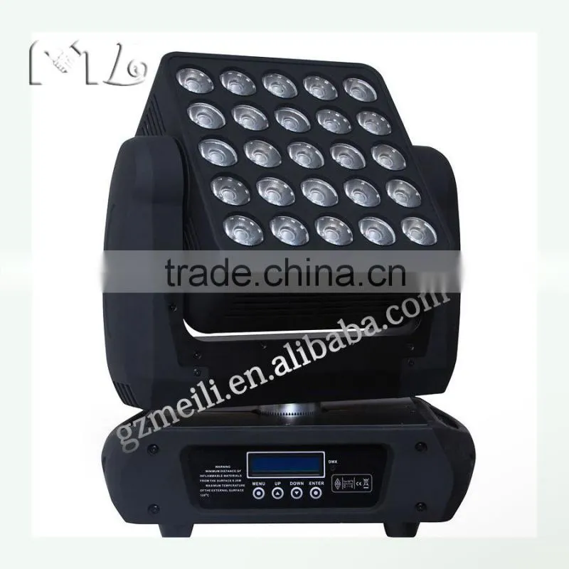High power wedding decoration 25pcs led matrix beam moving head bar light