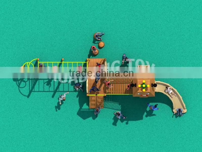 Children's slide amusement equipment, wooden slide toys