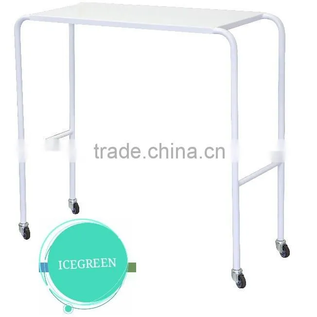 Chrome Wire Basket Shelf Truck for Hospital