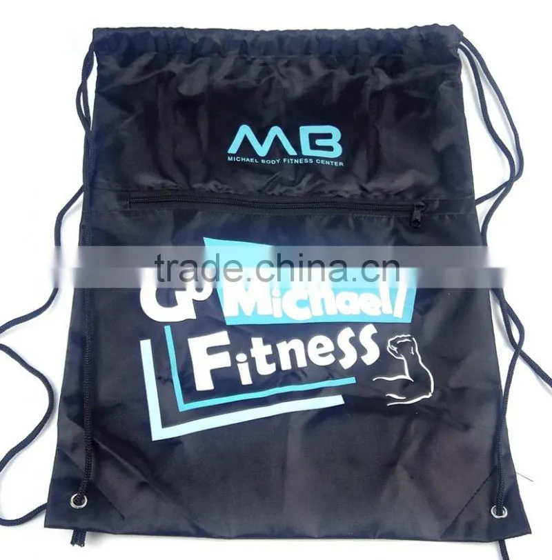 210D Gym Bags Gym Duffle Bag Drawstring Gym Bag