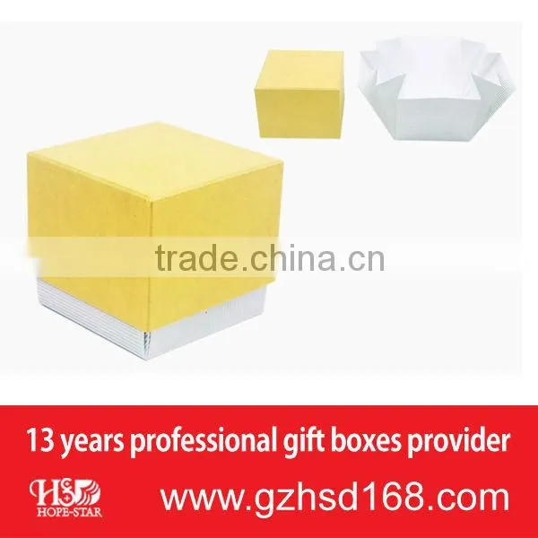 Square Unique Folding Chipboard Box (HSD-H3182)