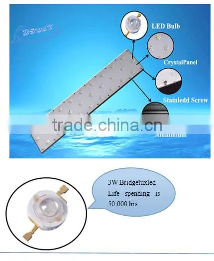 2014 Hot selling! 72inch/6ft led vivid color/thunder storm aquarium light for fresh water fish tank USA fish distributor wanted