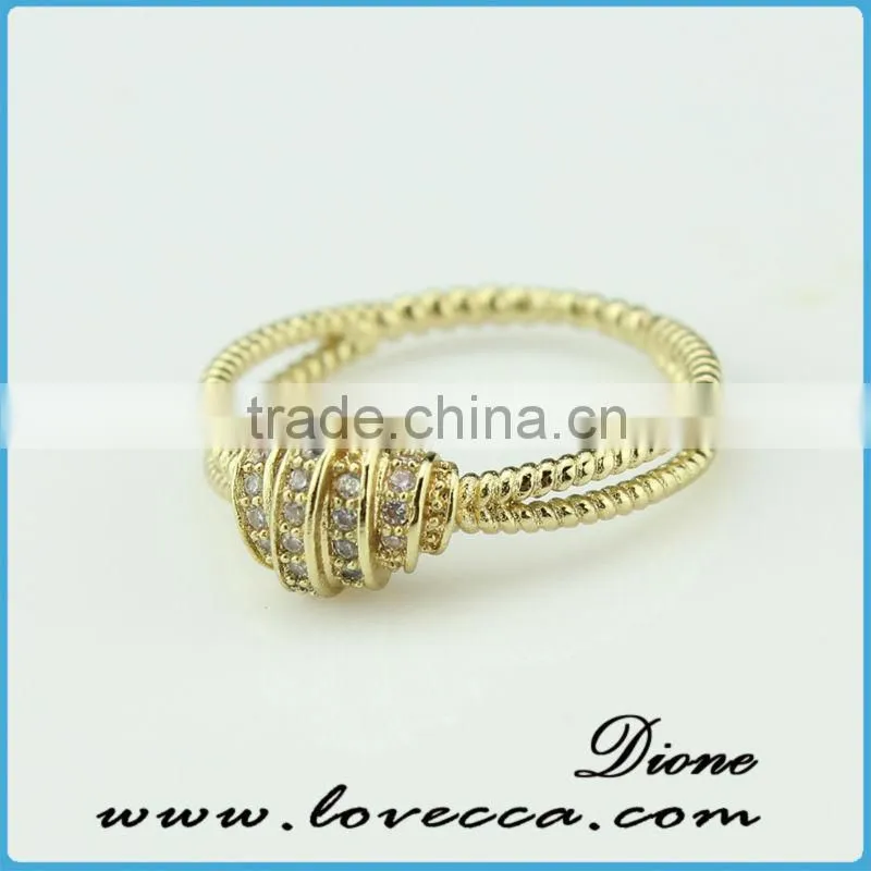 NEW ARRIVAL gold european style gold ring for fashion girls