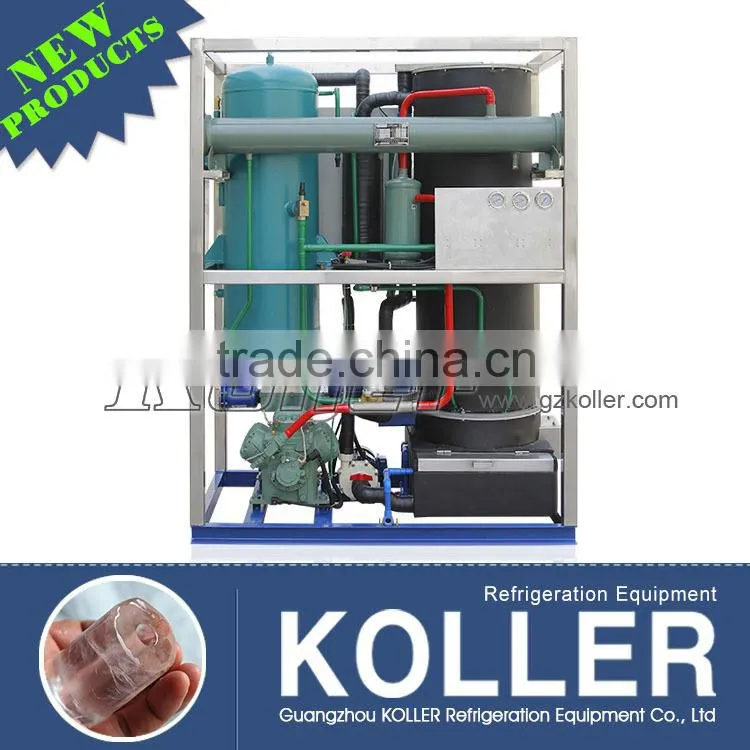 Stable Capacity 5 Tons Tube Ice Making Machine with PLC Program Controller