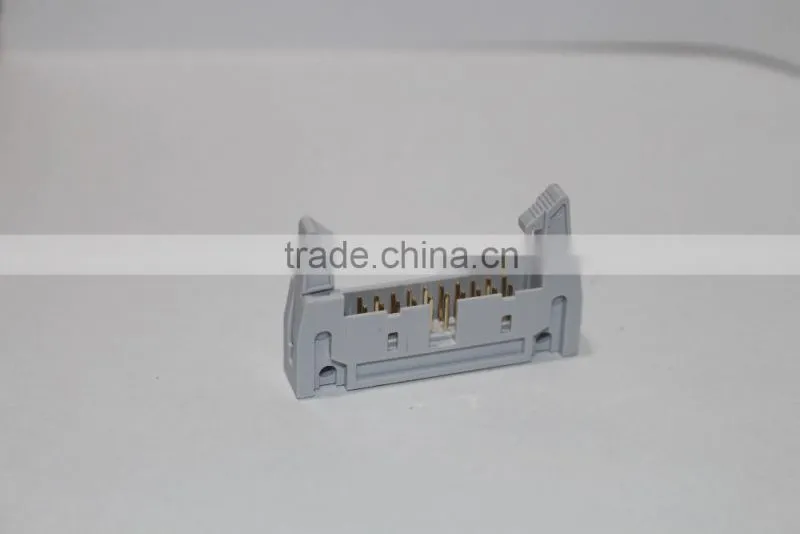 Ejector header big latch 2.54mm right angle grey 6~64pin