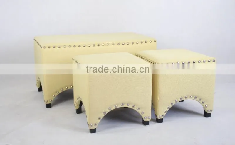 Kid storage ottoman