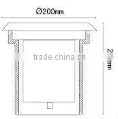 good quality e27 outdoor led outdoor lamp