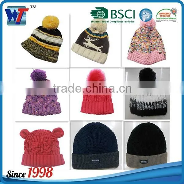 Neck warmer embroidery men dad cap knitted beanie hats