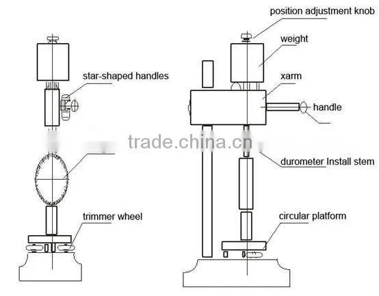 LD-J Test Stand for Shore Durometer,test stand for sclerometer,hardness gauge