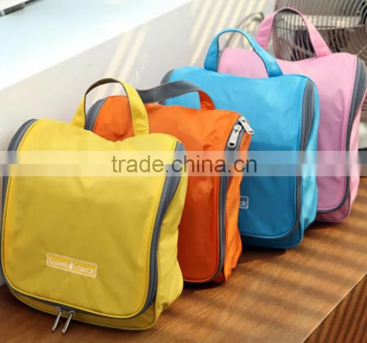 2014 Hot Sale Cheap Nylon Travel Cosmetic Bag Organizer /Bag In Bag Organizer