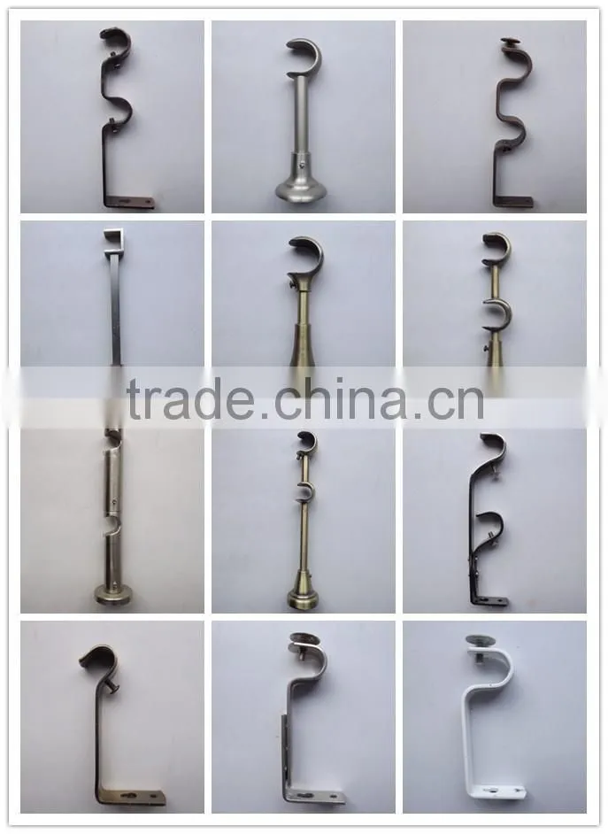 2014 New Design Plastic Clip Wooden Curtain Pole Rings