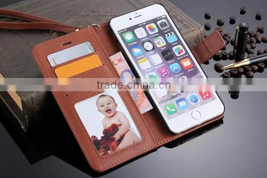 multi color Stand PU Leather Wallet Case Cover mobile phone cover