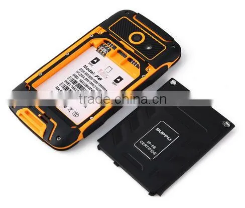 F6 IP68 Waterproof Phone MTK6582 Quad Core 4.5" IPS Screen 1G RAM 8G ROM OTG Rugged Smartphone