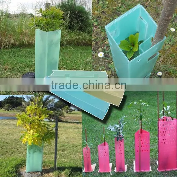 strong PP corrugated tree guards tree protection