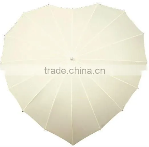 Frilled Heart Shaped Umbrella