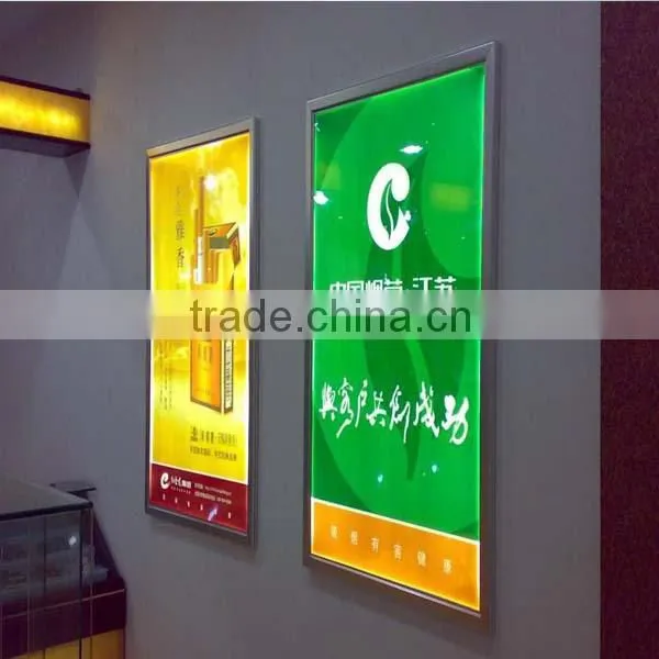 2015 poster display of acrylic light box