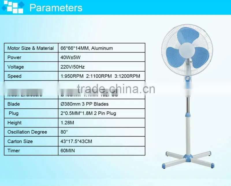 Cheap Price Electric Stand Fan