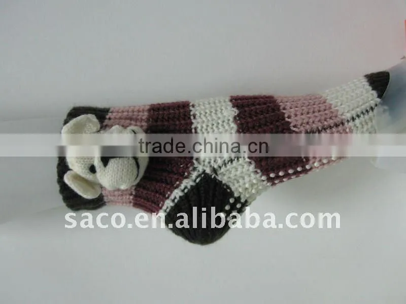 Fashion children's sock with the dog pattern on it