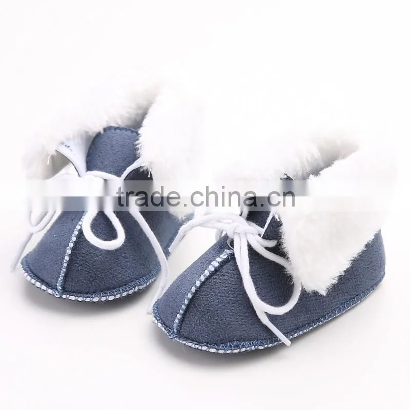 Large size winter baby shoes non slip fabric newborn shoes