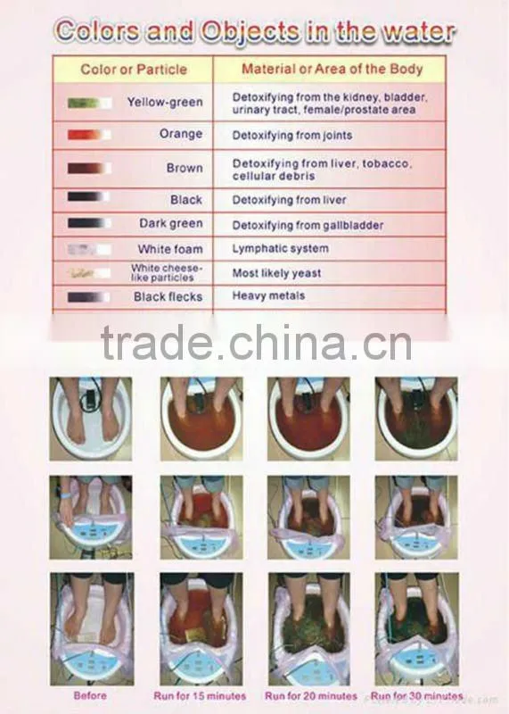 2012 new Ion Detox Foot Spa BD-A008