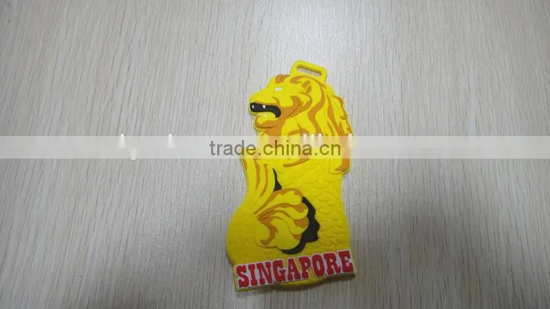 Custom Soft Pvc Hotel Luggage Tag