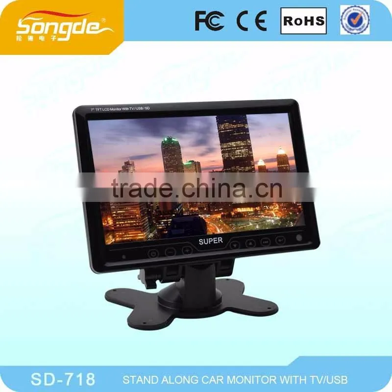7 inch TFT LCD Touch Screen monitor with USB powered touch car display