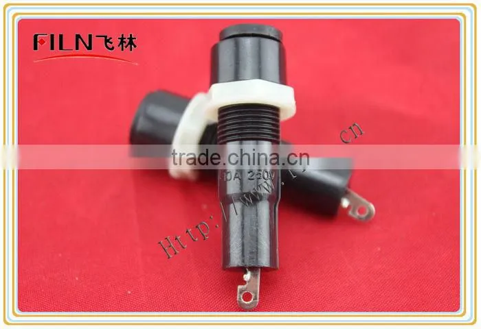 HJFM527 black bakelite high voltage fuse holder10A 250VAC