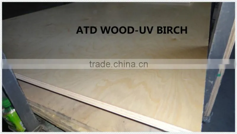 UV birch plywood