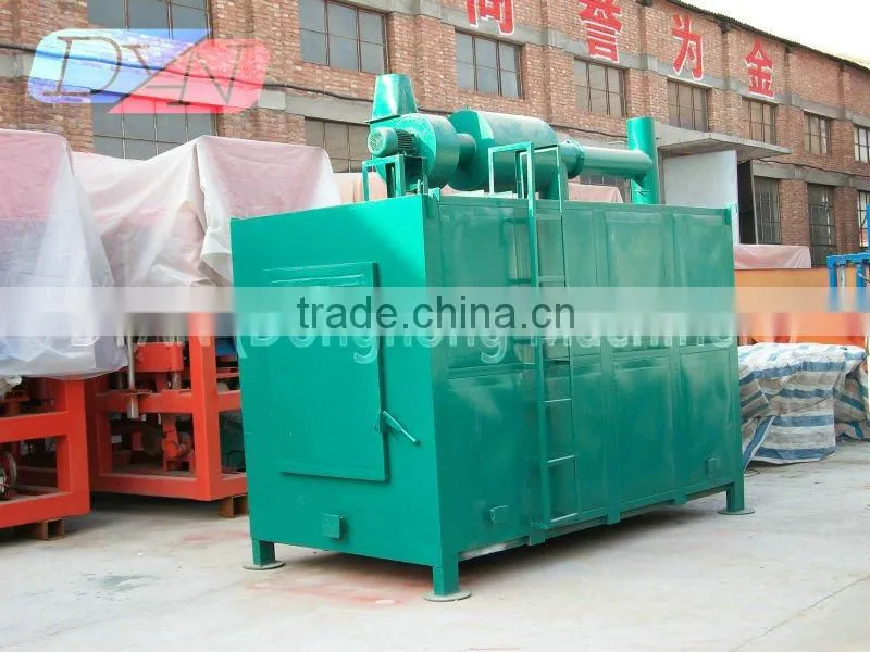 Carbonizer Machine Converting Sawdust Briquettes To Charcoal