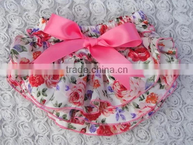 New design baby girl bloomer soft and solid ruffle bllomer comfortable newborn baby gold polk dot bloomer