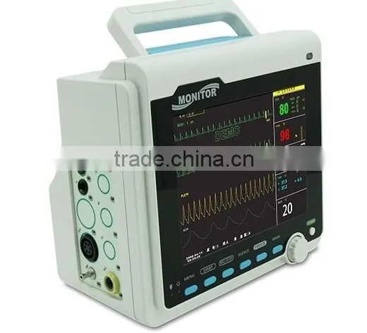 CE& FDA approved 8.4-inch 5-Parameter Vet Patient Monitor with Printer