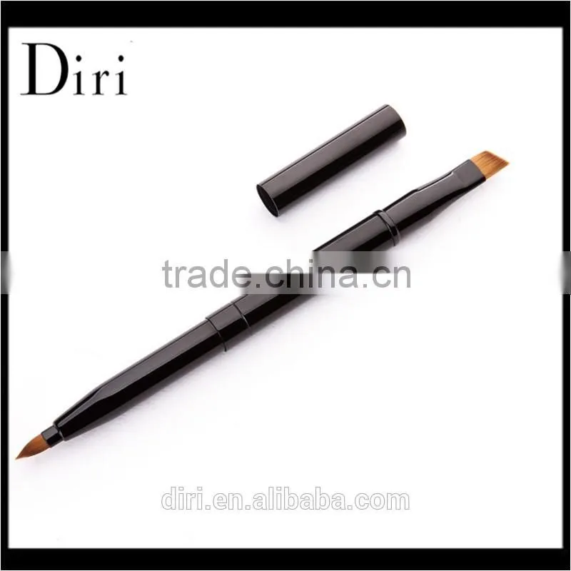 Automatic lip brush pen makeup brush with synthetic makeup brush