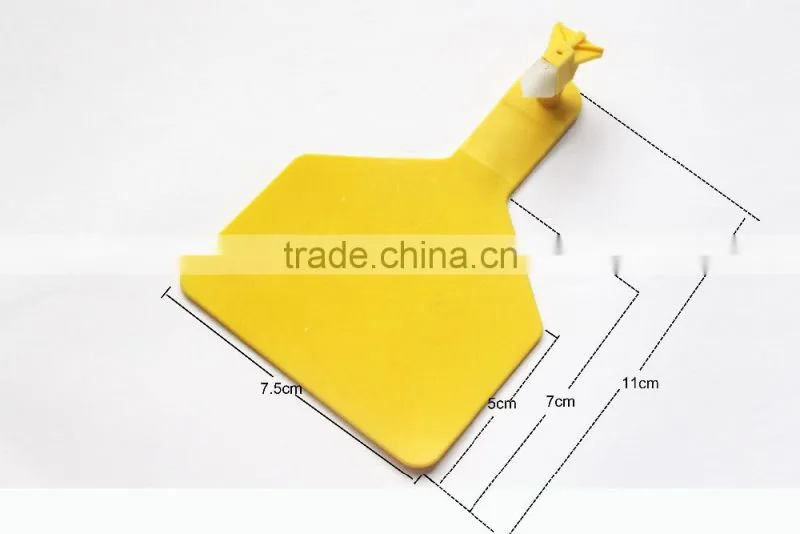 china supplier new design one pieces ear tag for cattle