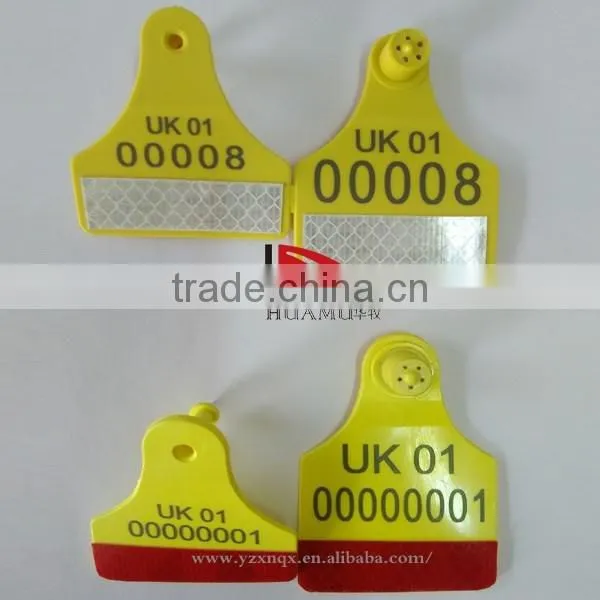 Cattle Reflective Ear Tag 78*56 mm cattle ear tag