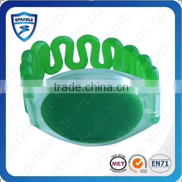 Customized Flexible plastic tk4100 rfid wristbands for Event access control