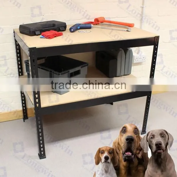 Heavy Duty Single Drawer warehouse storage metal workbench