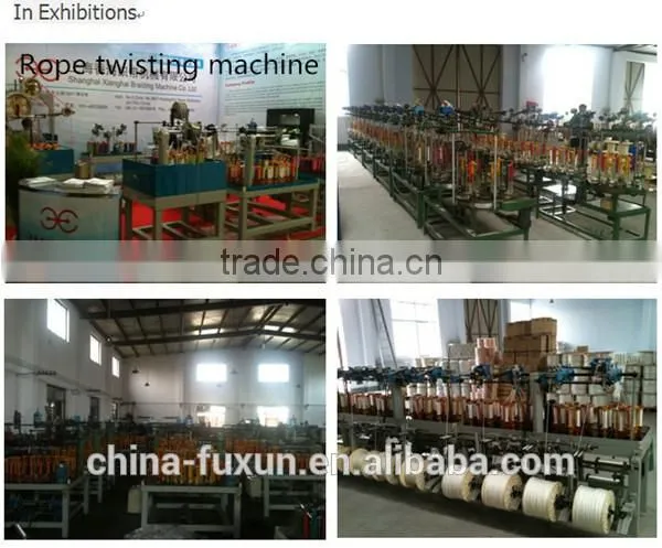 16 spindle Cheap high speed round/flat rope braiding machine