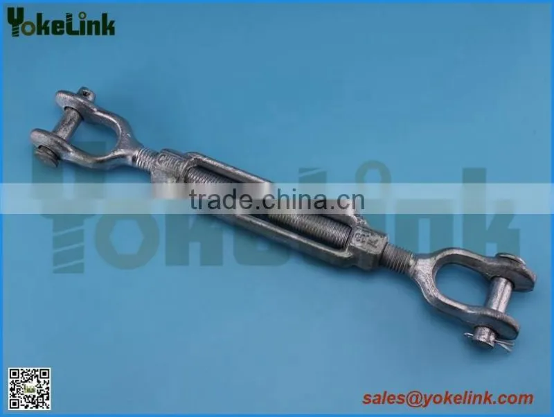 Jaw & Jaw Hot dip gavanized forged turnbuckle