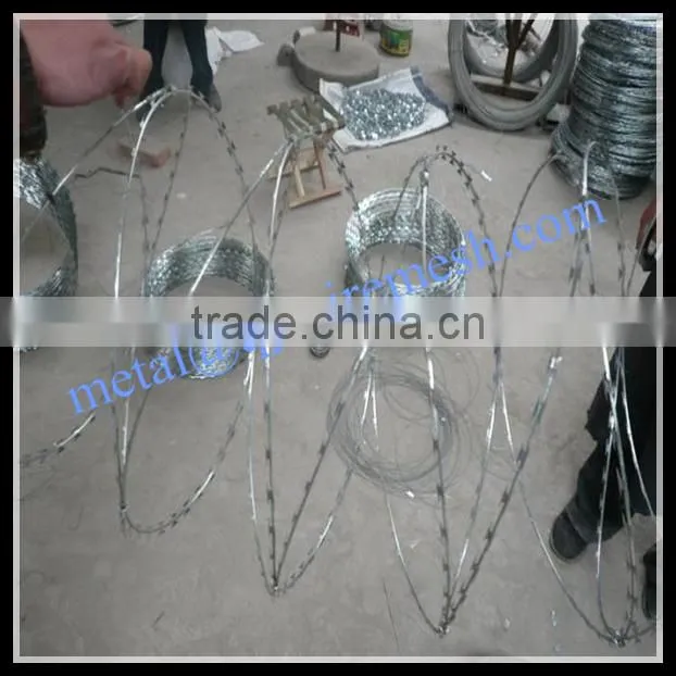 high quality concertina razor wire / high security razor wire price