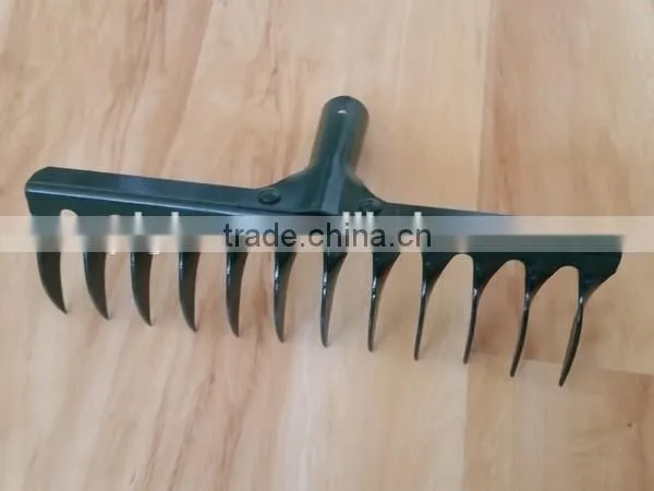 12 tines carton steel garden lawn rake for sale