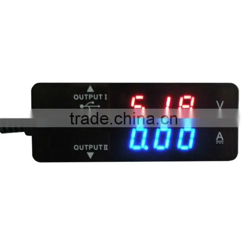 2017 Hot sales USB Power Current Voltage Amp Tester Mobile Charger For iPad