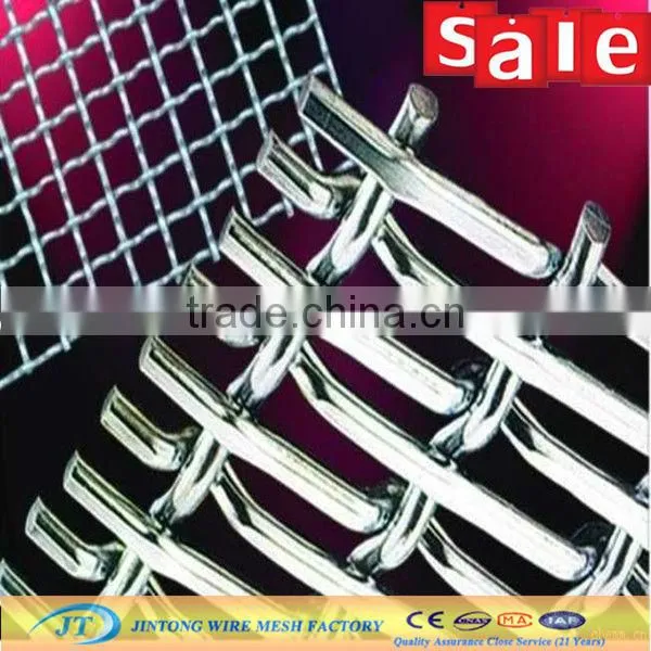 Galvanized crimped wire msh/ metal wire mesh (21 years oversea sale )