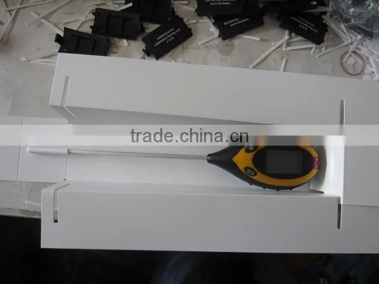 4 IN 1 Soil Moisture Monitor, Soil PH Value, Soil Temperature and Sunlight Intensity Tester