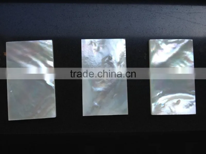 random cut white lip mother of pearl blanks for inlay
