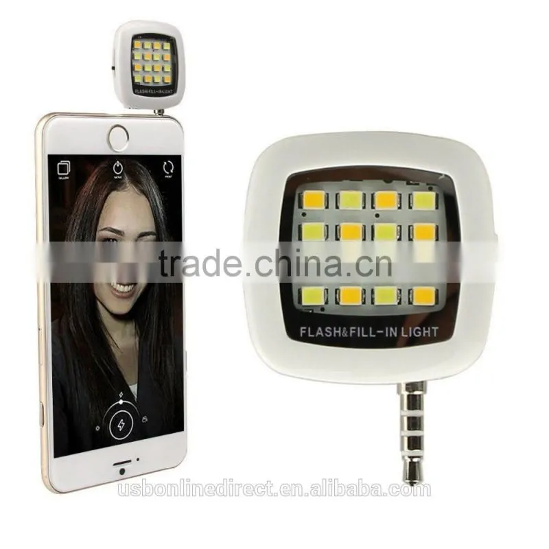 Portable 16 led enhancing flash led light for universal phone led flash light mobile phone