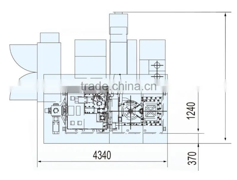 Economical and High Efficiency CNC Gear Hobbing Machine
